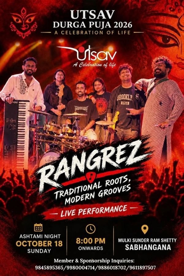 Rangrez live, 18 Oct, Utsav Bangalore