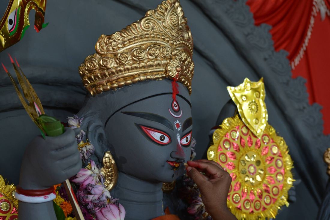 Idol close-up, South East Bengaluru Bengali Association (SEBBA)